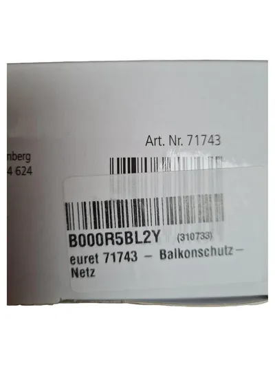 reer Kindersicherung Balkonnetz Balkonschutz Netz Weiß UNI
