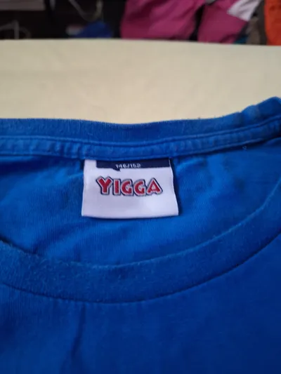 Yigga T-Shirt Jungen Gr. 146/152 Blau Outdoor Apparel Baumwolle
