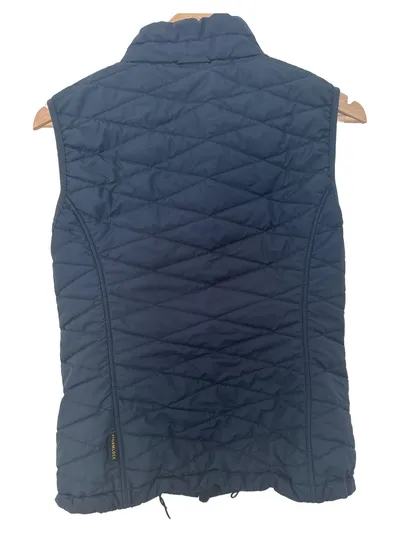 Jack Wolfskin Steppweste Damen Blau Gr. 34/XS Outdoor Gesteppt Logo