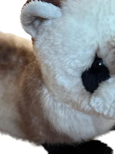 Steiff Schmusetuch Waschbär meliert beige Kinder Baby Kuscheltuch