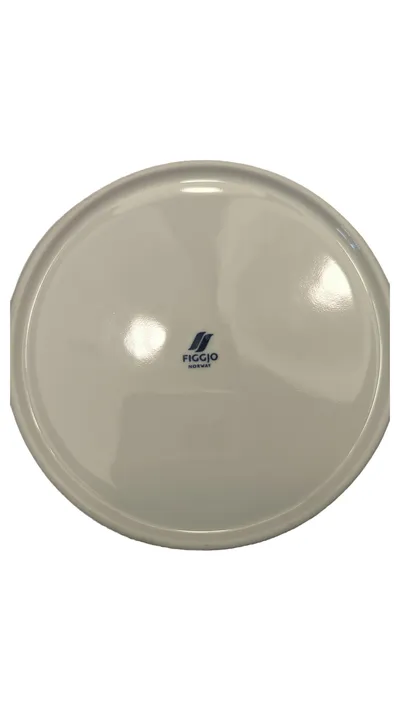 Figgjo Essteller Porzellan Modern Weiß 24 cm Alltag Geschirr