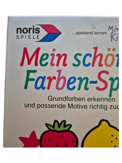 Noris Spiele Mein schönes Farben-Spiel Lernspiel ab 3 Jahre Grundfarben