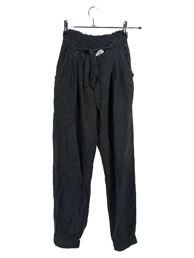 CARTOON Damen Stoffhose Schwarz Casual Gr. S W27 Viskose