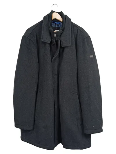 Pierre Cardin Herren Übergangsmantel Grau Gr. 30 Casual Klassisch