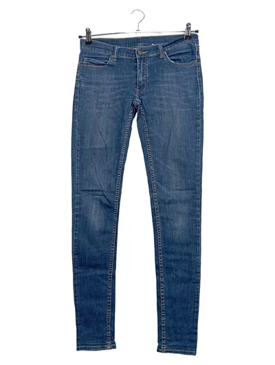 Cheap Monday Damen Jeans Skinny Fit W28/L34 Blau Stretch Casual