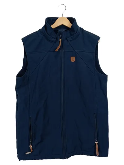 JEANSWEST Herren Funktionsweste Blau XL Outdoor Weste Reißverschluss