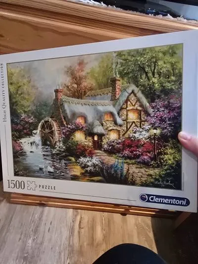 Clementoni Puzzle 1500 Teile Cottage Watermill Nicky Boehme High Quality