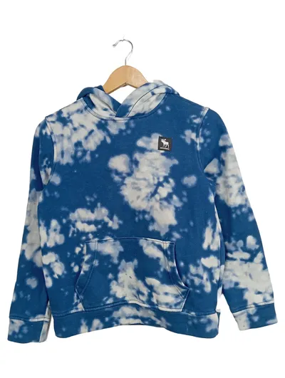 Abercrombie Kids Kapuzenpullover Batikmuster Blau Gr. 146 Hoodie