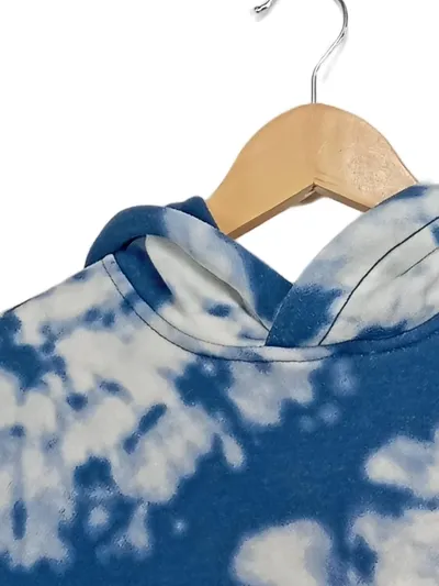 Abercrombie Kids Kapuzenpullover Batikmuster Blau Gr. 146 Hoodie