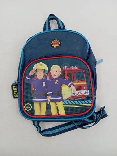 Feuerwehrmann Sam Rucksack Kinder Blau Schulranzen Kindergarten Tasche