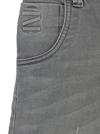 NAME IT Jeans Shorts Kinder Jungen Grau Gr. 134