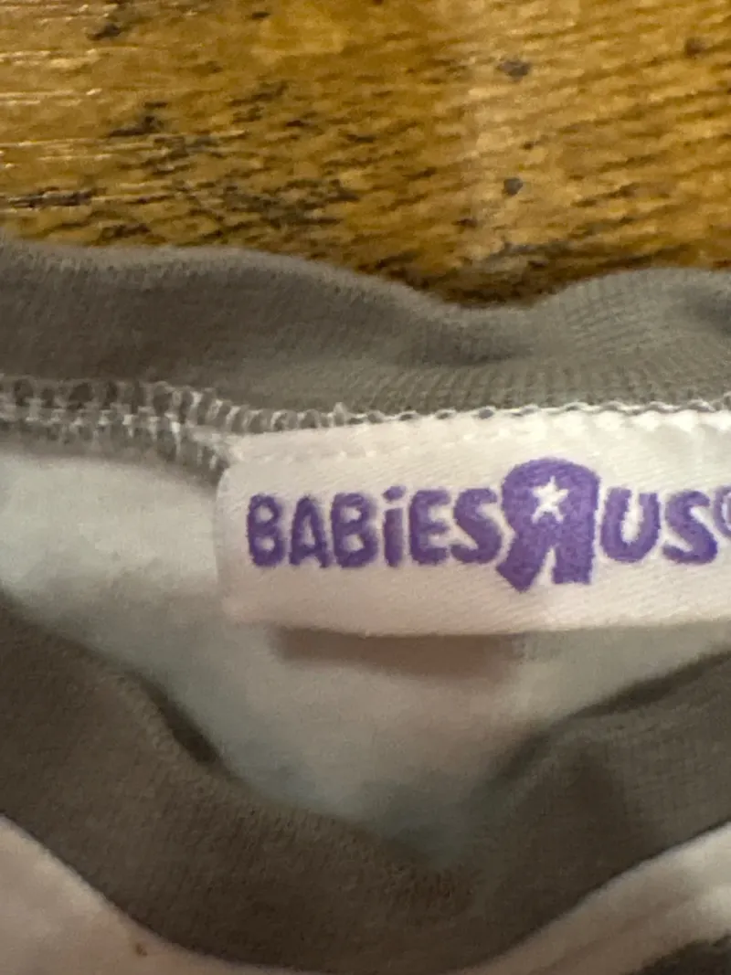 Babies R Us Langarmshirt Baby Gr. 56 Weiß Giraffe Elefant Wolken Baumwolle Shirt 4