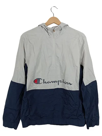 Champion Damen Windjacke Gr. 36/S Sportlich Blau Kapuze