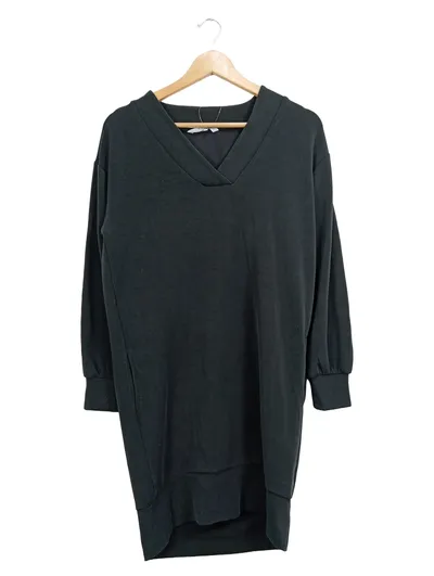 YAYA Damen Pullover Oversized Strickkleid Schwarz Gr. 34/XS Herbst