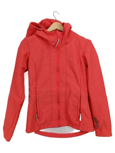 Bench Damen Windjacke Gr. 36/S Rot Sportlich mit Kapuze
