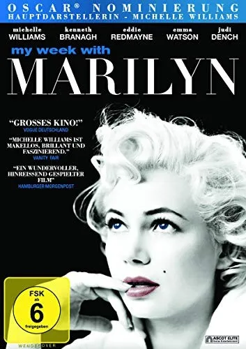 My Week with Marilyn DVD Michelle Williams Biografischer Film FSK 6