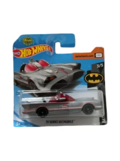 Hot Wheels TV Series Batmobile Silber DC Batman 3/5 Modellfahrzeug NEU