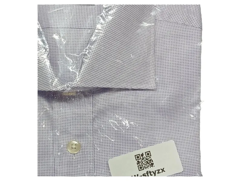 CAFÉ COTON Herren Business Hemd Gr. 40 Lila Langarm Baumwolle 2