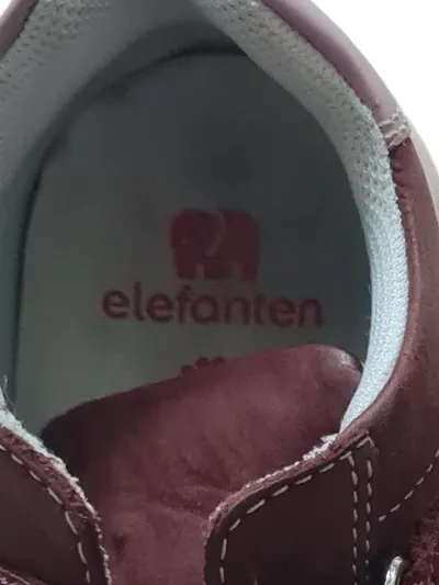 Elefanten Kinder Sneaker Klettverschluss Leder Größe 27 Lila WMS Mittel Schuhe