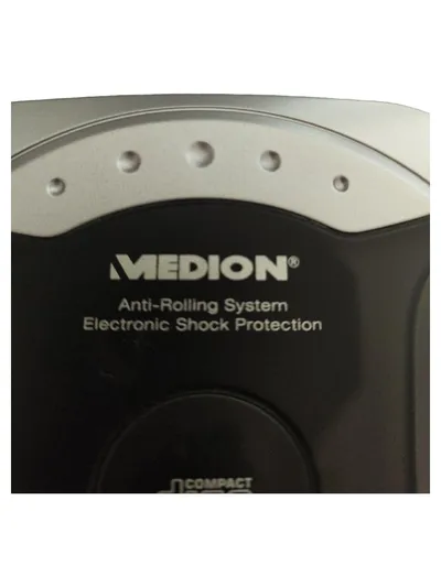 MEDION MD7936 Tragbarer CD Player Silber Anti-Shock