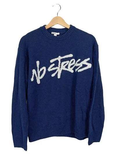 Subdued Damen Pullover "No Stress" Gr. S Blau Wolle Kaschmir Mix