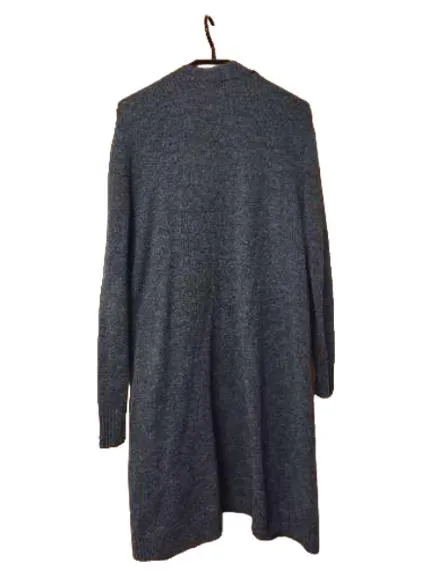 Comma Strickjacke Damen Oliv Rippstrick Viskose Wolle Kaschmir Gr. 34 XS 2