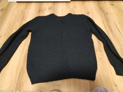 Bruno Banani Herren Strickpullover Gr. L Petrol Brusttasche Baumwolle