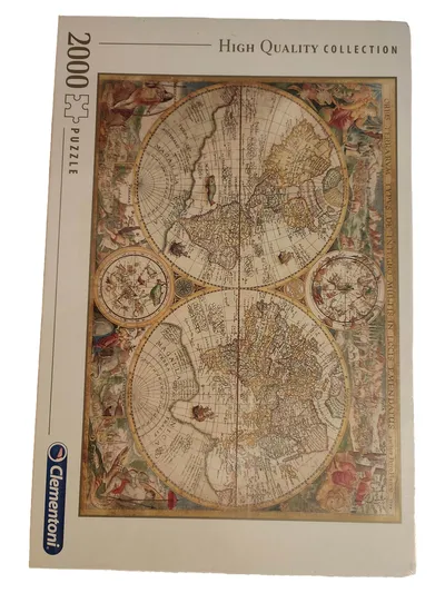 Clementoni Puzzle 2000 Teile Antike Weltkarte High Quality Collection NEU