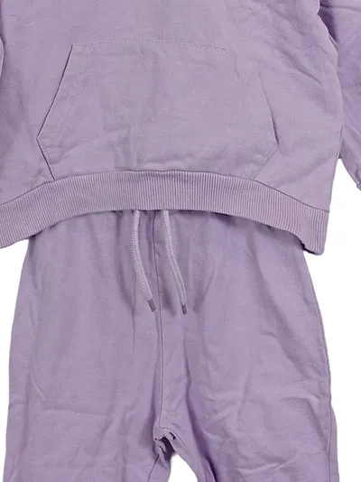 Ergee Jogginganzug Set Hoodie Jogginghose Kinder Gr. 92 Lila Baumwolle