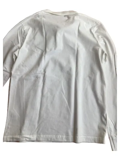 Calvin Klein Herren Poloshirt Langarm Gr. 46/S Weiß Casual