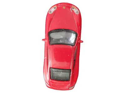 Porsche 996 Spielzeugauto Rot Kunststoff 7cm