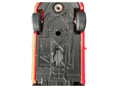Porsche 996 Spielzeugauto Rot Kunststoff 7cm