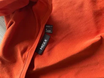 MEXX Damen T-Shirt Gr. 38/M Orange Basic