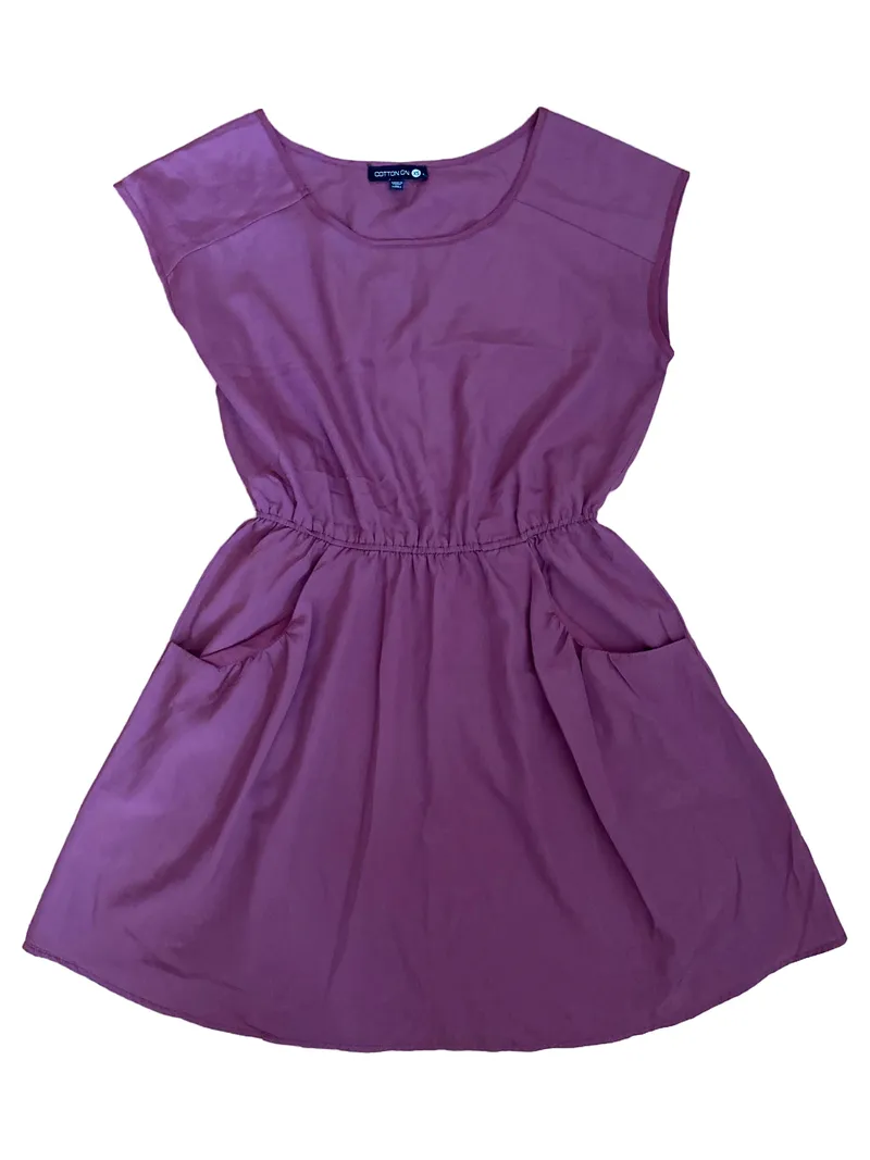 Cotton On Damen Freizeitkleid Rot XS Casual 2