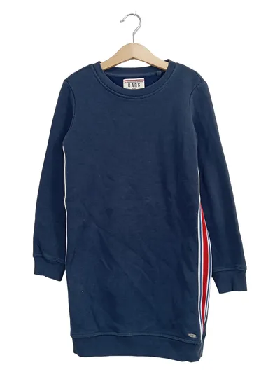 Cars Jeans Mädchen Sweatkleid Gr. 128 Blau Sportlich Freizeit