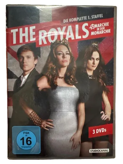 The Royals Staffel 1 komplette Serie DVD Elizabeth Hurley FSK 16 3 DVDs