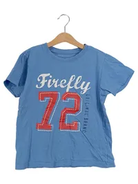 Firefly Kinder T-Shirt Gr. 134 Blau Casual Logo-Print Baumwolle 1