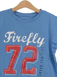 Firefly Kinder T-Shirt Gr. 134 Blau Casual Logo-Print Baumwolle 2