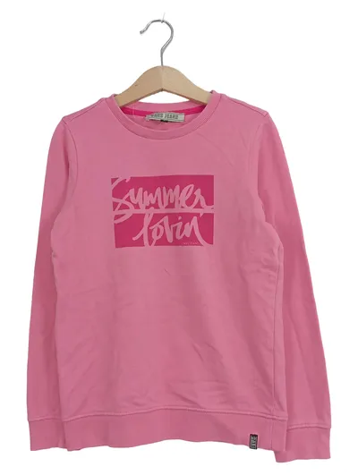 Cars Jeans Mädchen Pullover Summer lovin Pink Gr. 128 Casual Langarm