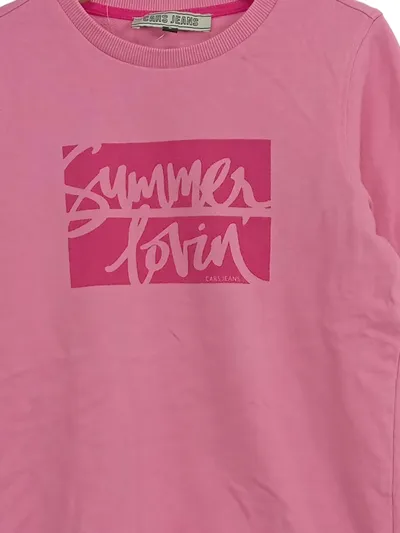 Cars Jeans Mädchen Pullover Summer lovin Pink Gr. 128 Casual Langarm