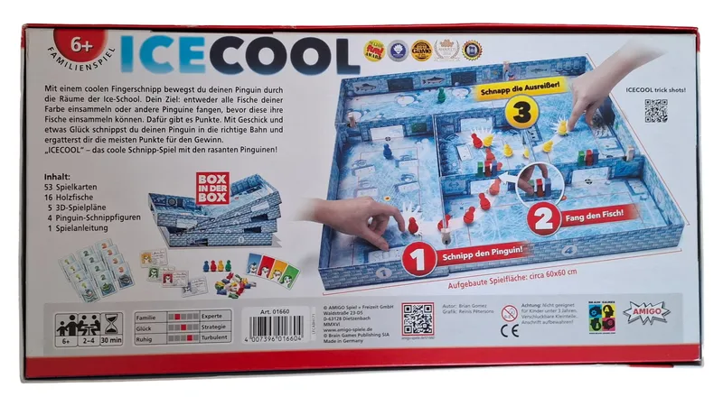 Amigo Ice Cool Familienspiel Geschicklichkeitsspiel Brian Gomez ab 6 Jahre 2