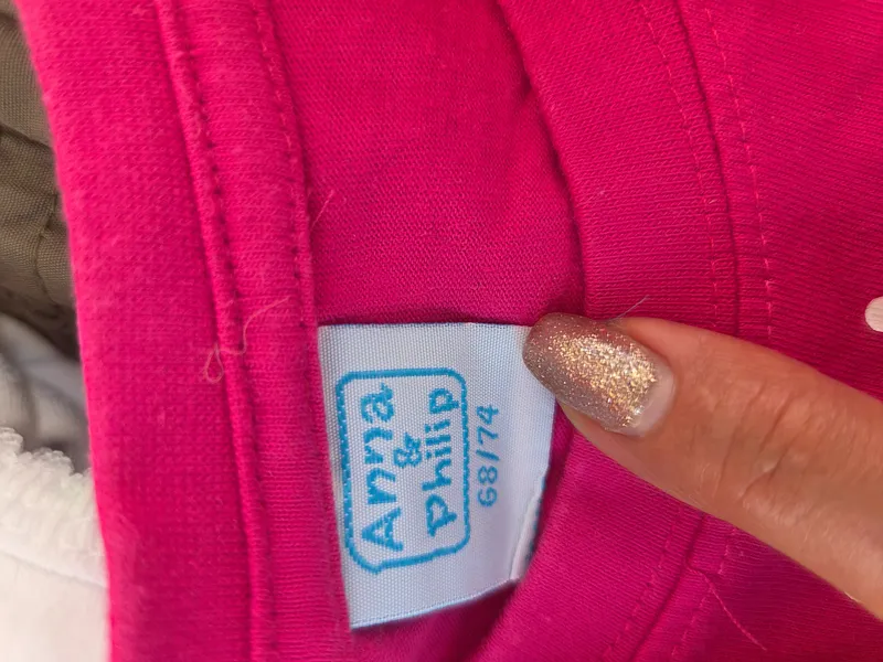 Anna & Philip Kinder T-Shirt Pink Gr. 68/74 Spruch Meine Mama ist hübscher als 3