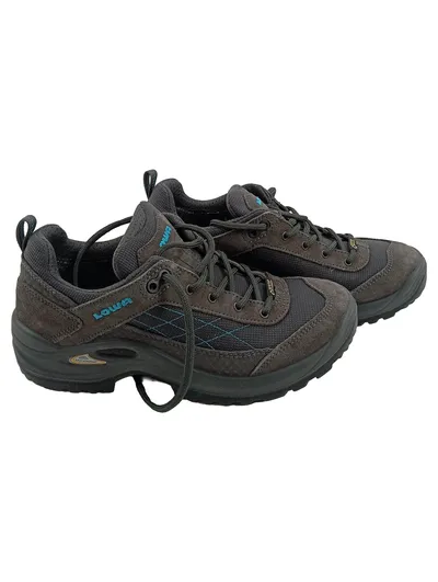 LOWA Damen Wanderschuhe Gore-Tex Outdoor Trekking Schuhe Gr. 37.5 Grau
