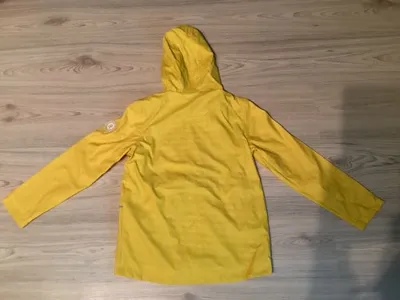 Rainy Days Club Kinder Regenjacke Gelb Gr. 140 Kapuze Outdoor