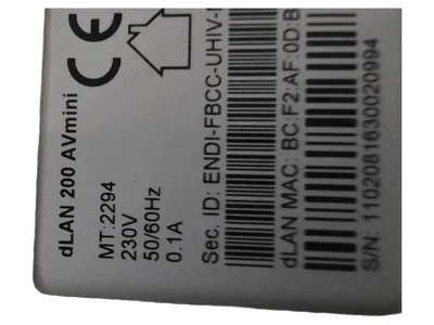 devolo dLAN 200 AVmini Powerline Netzwerk Adapter Powerlan weiß