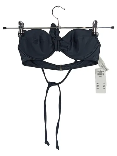 Hollister Damen Bikini Oberteil Schwarz Gr. 36 S 80B Träger Schleife