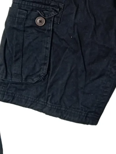 !Solid Herren Cargo Shorts Baumwolle Uni Schwarz Gr. M W32
