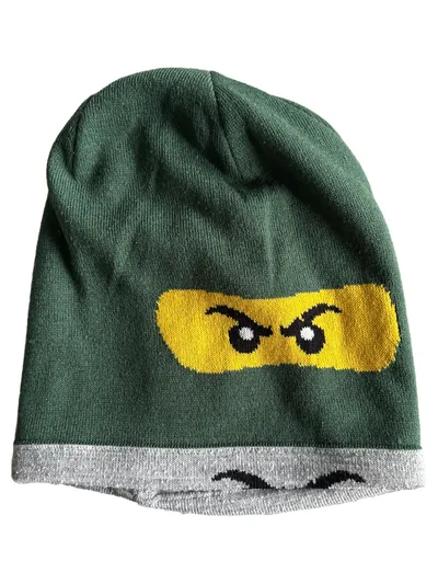 LEGO Wear Ninjago Mütze Kinder Gr. 56 Grün Gelb 11-12 Jahre