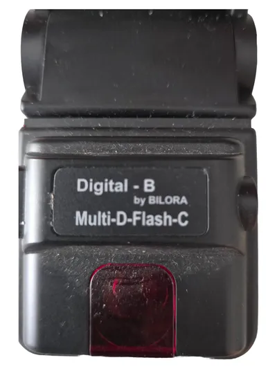 Bilora Multi-D-Flash-C Blitzgerät Kamera Blitz Schwarz Vintage