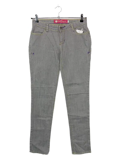Apple Bottoms Damen Jeans Regular Fit Grau W28/36 Baumwolle